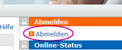 Abmelden